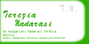 terezia madarasi business card